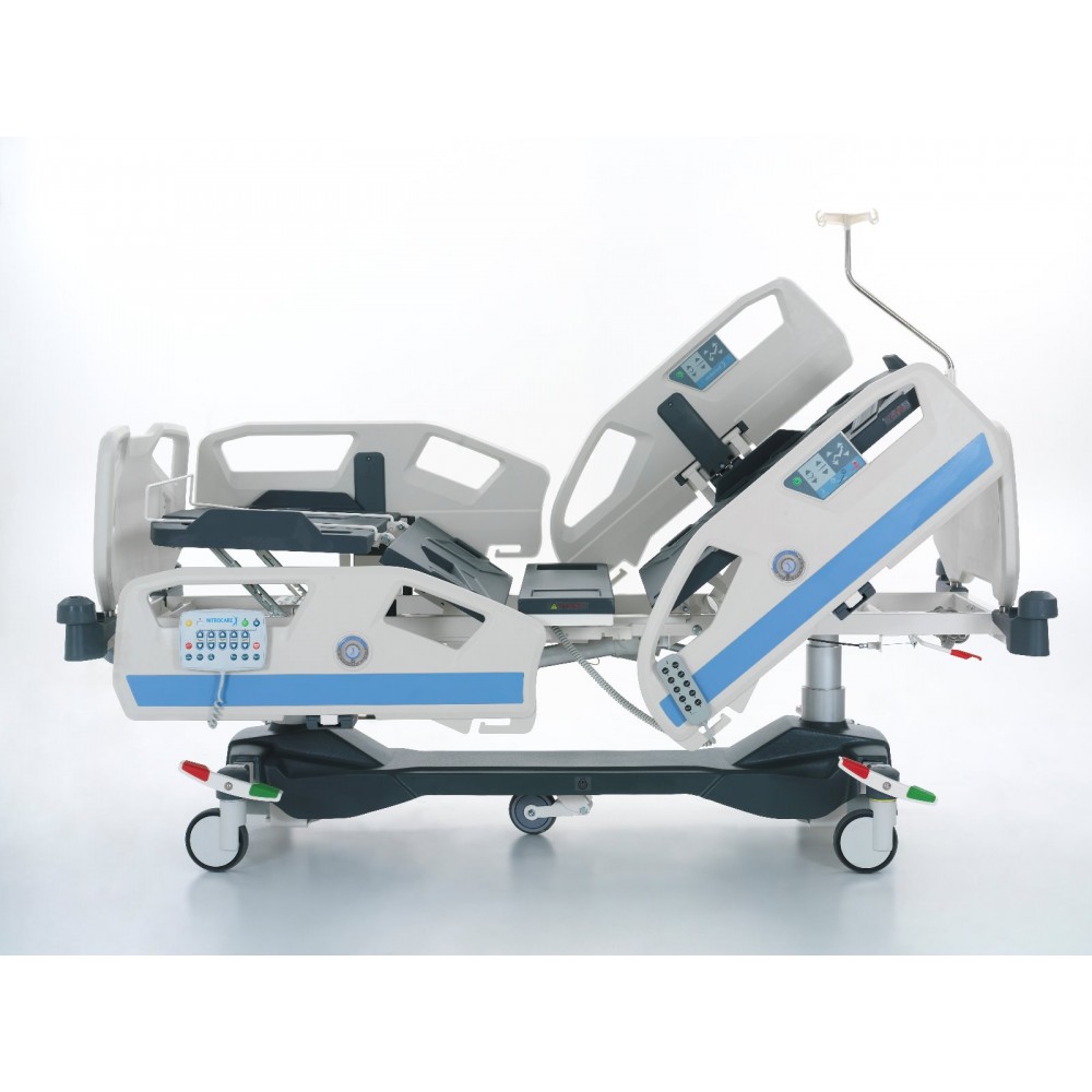 ICU Hospital Bedİntensive Care Patient Bed 4 Motors Column Model + Touch Screen