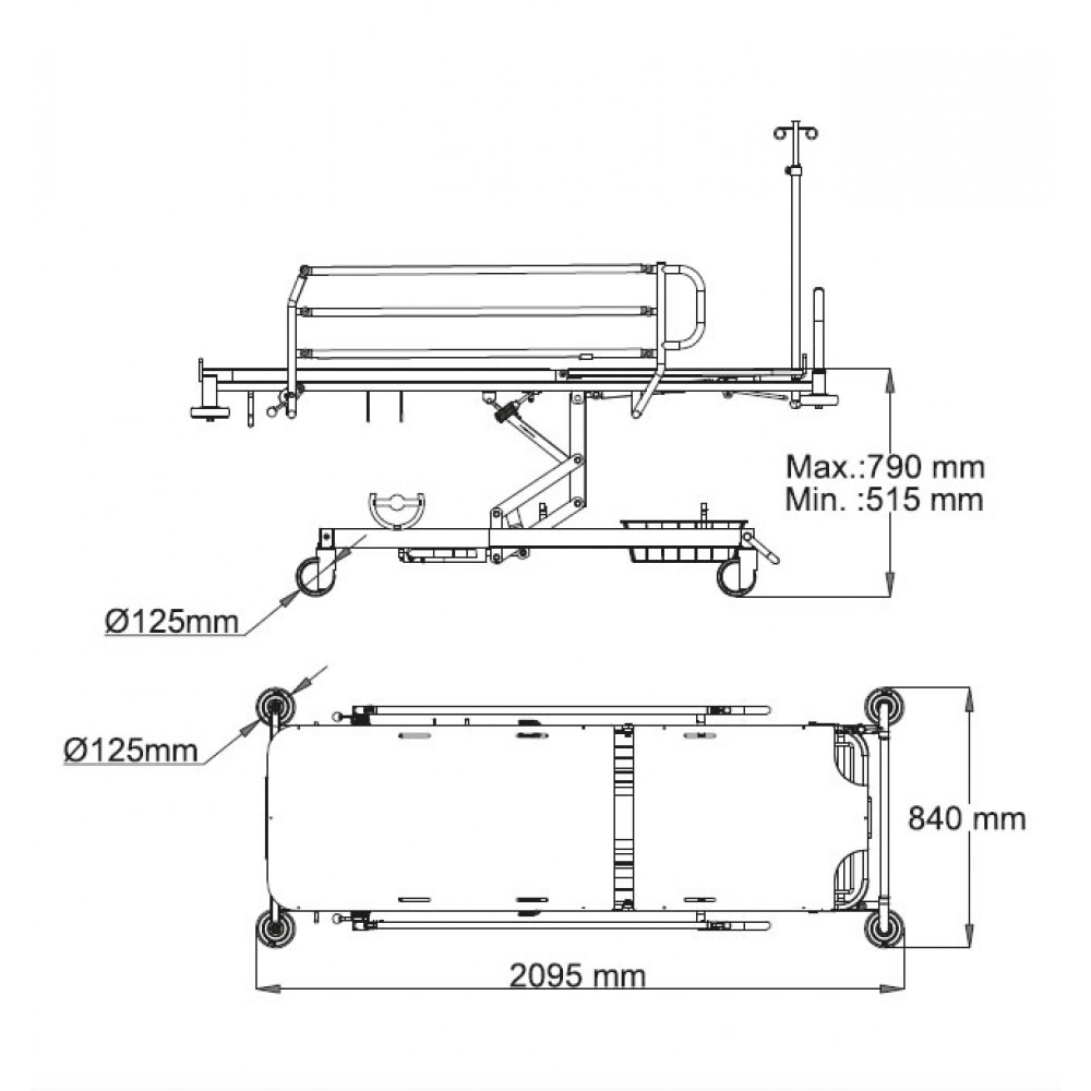 Patient Transport Stretcher