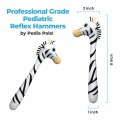 Pediatric Reflex Hammer - Zebra 