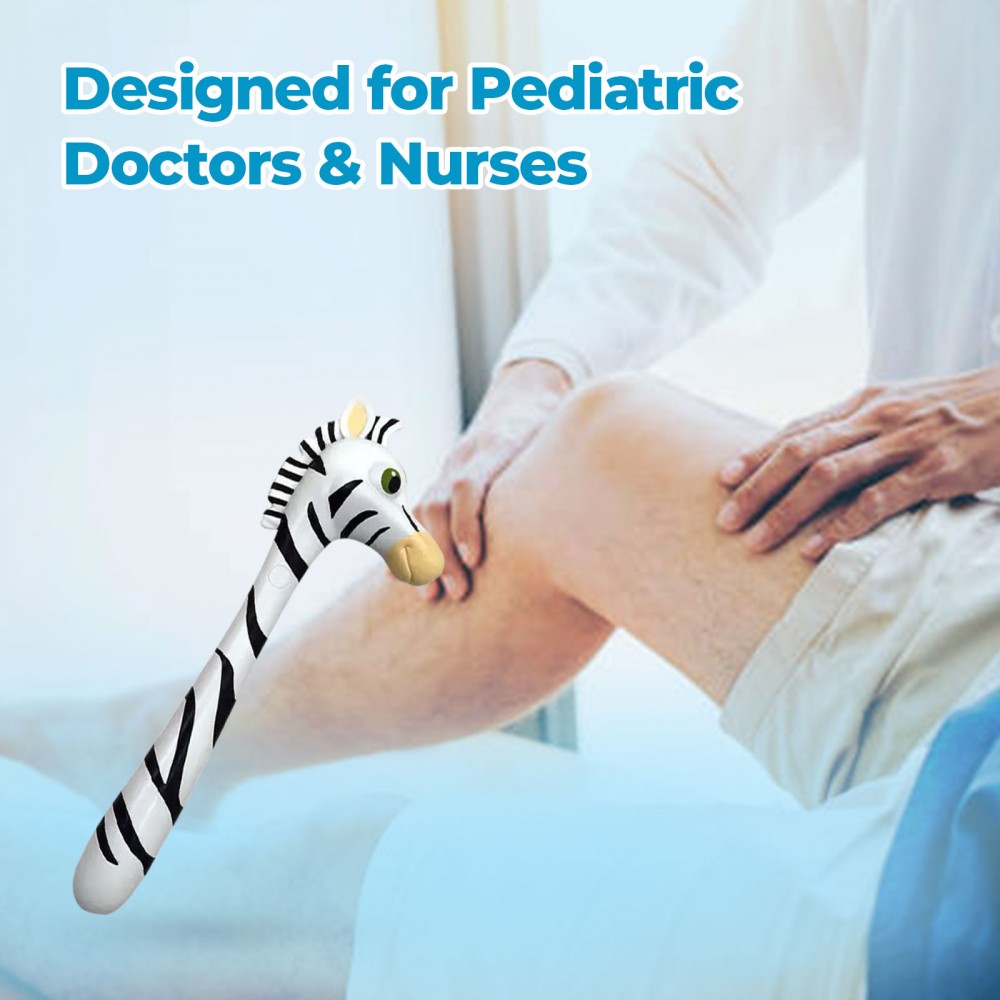 Pediatric Reflex Hammer - Zebra 