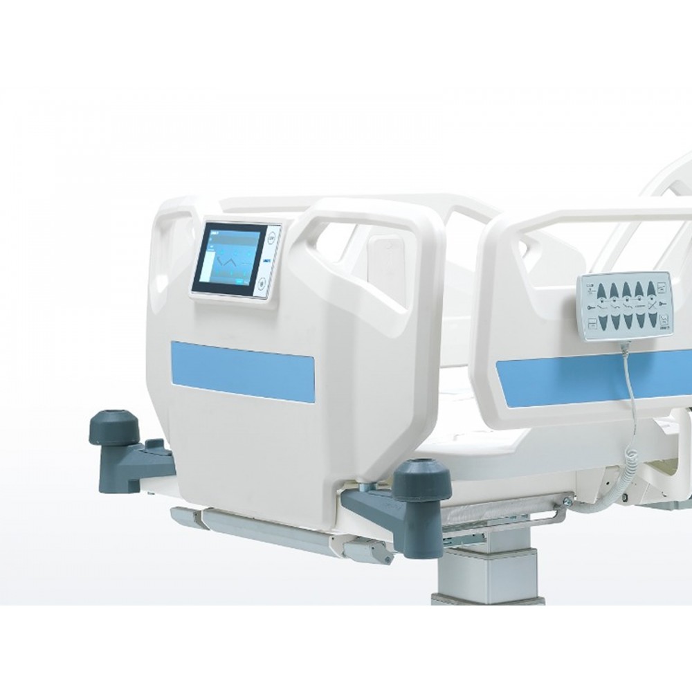 ICU Hospital Bedİntensive Care Patient Bed 4 Motors Column Model + Touch Screen