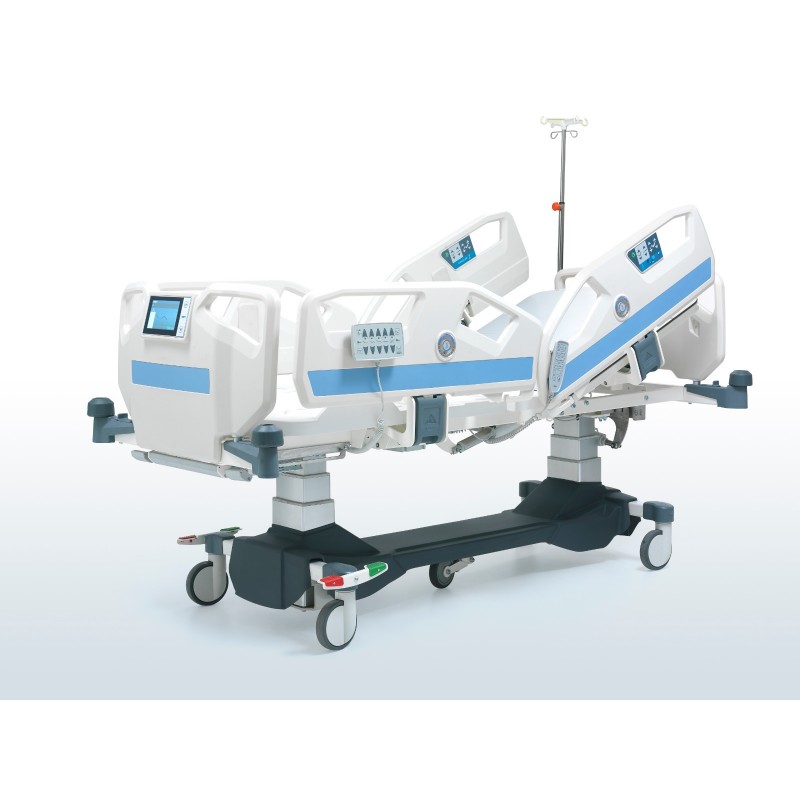 ICU Hospital Bed - Electric Bed 4 Motors Column Model + Touch Screen
